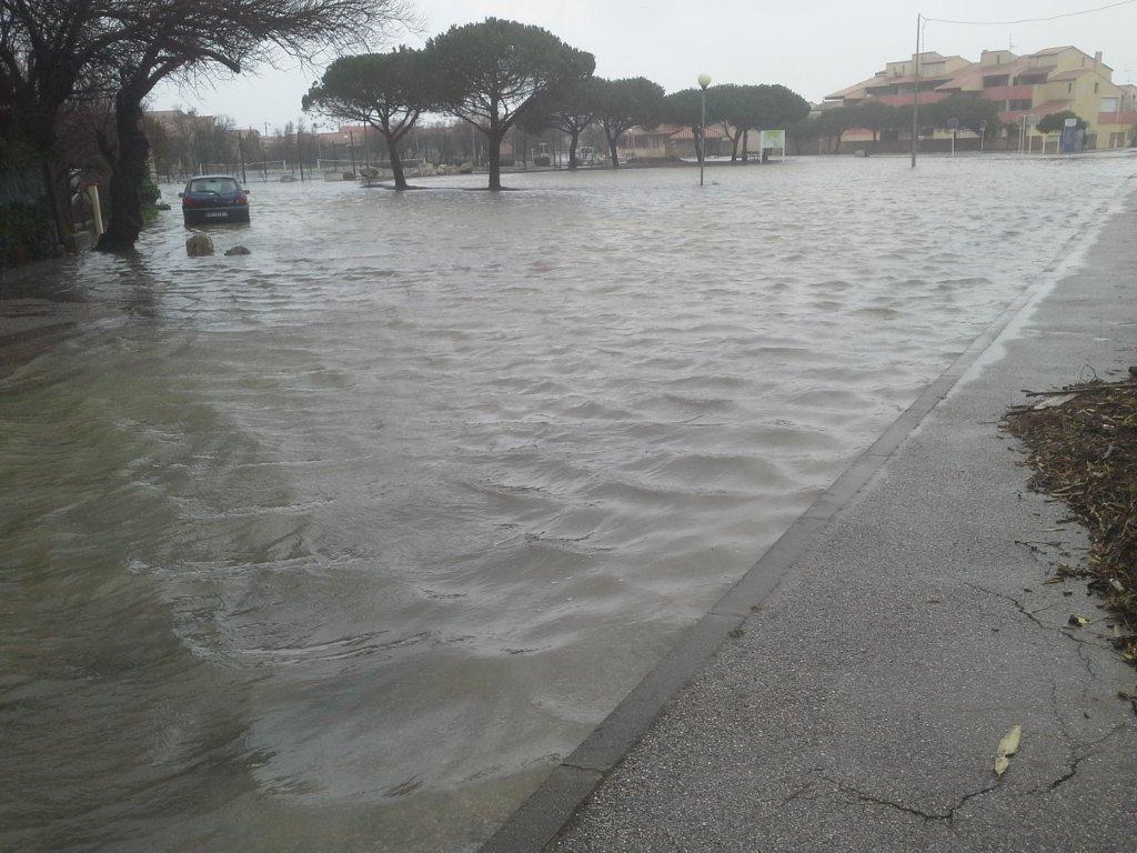 Les rues sont inondées